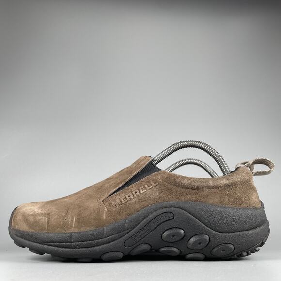 Merrell Jungle Moc Men\'s Size 8 Brown Suede Slip On Loafers Casual Shoes Outdoor
